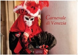 Cover-Bild zum Titel 'Venedig Karneval Kalender 2027 - Wandkalender | Fotokalender Italien 50x35 cm -. mit Karneval-Fotos, fantasievollen Masken und Kostümen' von ''