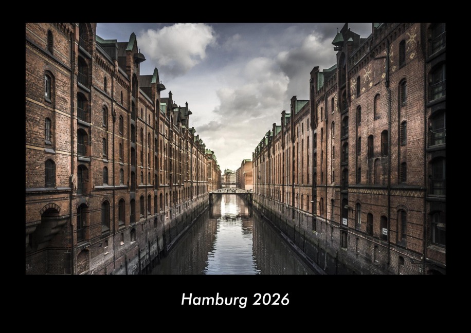 Hamburg 2026 Fotokalender DIN A3 - Kevin Heber, Tobias Schmitt