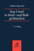 Cover-Bild zum Titel 'Das Urteil in Straf- und Bußgeldsachen' von 'Bernd Rösch'
