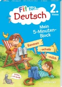 Cover-Bild zum Titel 'Fit für Deutsch 2. Klasse. Mein 5-Minuten-Block' von 'Werner Zenker'