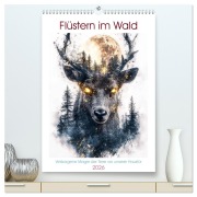Cover-Bild zum Titel 'Flüstern im Wald (hochwertiger Premium Wandkalender 2026 DIN A2 hoch), Kunstdruck in Hochglanz' von 'Steffen Gierok-Latniak'