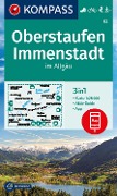 KOMPASS Wanderkarte 02 Oberstaufen, Immenstadt im Allgäu 1:25.000 - 
