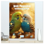 Cover-Bild zum Titel 'Welli Piepmätze (hochwertiger Premium Wandkalender 2026 DIN A2 hoch), Kunstdruck in Hochglanz' von 'Kerstin Waurick'