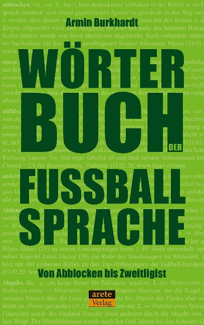 Wörterbuch der Fußballsprache - Armin Burkhardt