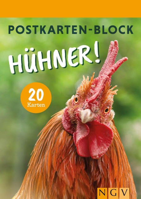 Postkartenblock Hühner - 