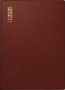 rido/idé 7013002296 | Taschenkalender Mod. perfect/Technik I 2026 | A6, Kunststoff, bordeaux - 