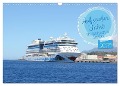 Auf großer Fahrt - Kreuzfahrtschiffe in der Karibik (Wandkalender 2025 DIN A3 quer), CALVENDO Monatskalender - Christine Aka Stine1