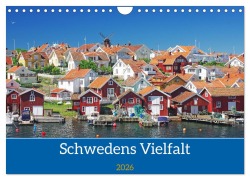 Cover-Bild zum Titel 'Schwedens Vielfalt (Wandkalender 2026 DIN A4 quer), CALVENDO Monatskalender' von 'Reinhard Pantke'