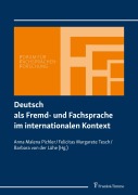 Cover-Bild zum Titel 'Deutsch als Fremd- und Fachsprache im internationalen Kontext' von ''