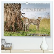 Cover-Bild zum Titel 'Emotionale Momente: Geparden (hochwertiger Premium Wandkalender 2026 DIN A2 quer), Kunstdruck in Hochglanz' von 'Ingo Gerlach GDT'