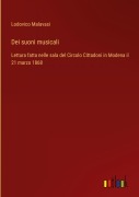 Cover-Bild zum Titel 'Dei suoni musicali' von 'Lodovico Malavasi'