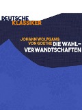 Cover-Bild zum Titel 'Die Wahlverwandtschaften' von 'Johann Wolfgang von Goethe'