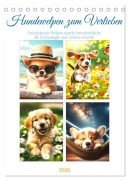 Cover-Bild zum Titel 'Hundewelpen zum Verlieben (Tischkalender 2026 DIN A5 hoch), CALVENDO Monatskalender' von 'Marco Warstat'