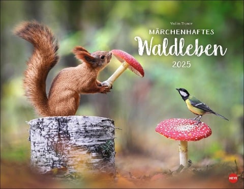 Vadim Trunov: Märchenhaftes Waldleben Posterkalender 2025 - 