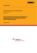 Cover-Bild zum Titel 'Petrov-Galerkin-Finite-Elemente-Methoden zur Zeitdiskretisierung parabolischer partieller Differentialgleichungen' von 'Christoph Weber'
