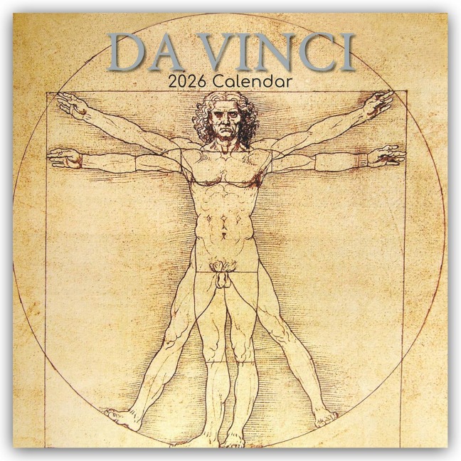 Leonardo da Vinci 2026 - 16-Monatskalender - Gifted Stationery Co. Ltd
