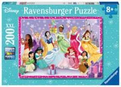 Cover-Bild zum Titel 'Ravensburger Kinderpuzzle 13385 - Ein zauberhaftes Weihnachtsfest - 200 Teile XXL Disney Princess Puzzle für Kinder ab 8 Jahren' von ''