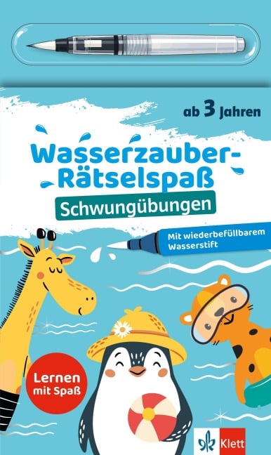 Wasserzauber-Rätselspaß: Schwungübungen - 