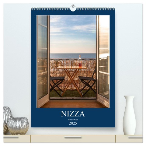 Nizza ¿ Cote d'Azur 2025 (hochwertiger Premium Wandkalender 2025 DIN A2 hoch), Kunstdruck in Hochglanz - Sebastian Rost