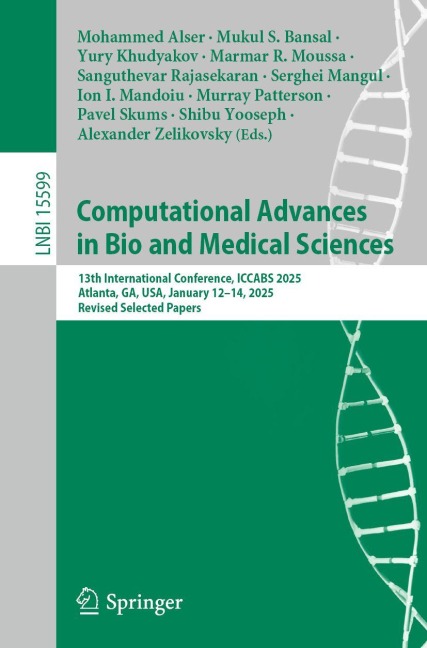 Computational Advances in Bio and Medical Sciences -