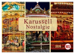 Cover-Bild zum Titel 'Karussell - Nostalgie (Wandkalender 2026 DIN A2 quer), CALVENDO Monatskalender' von 'Peter Roder'