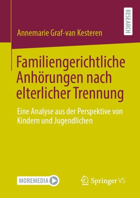 Familiengerichtliche Anhörungen nach elterlicher Trennung - Annemarie Graf-Van Kesteren