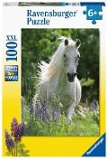 Cover-Bild zum Titel 'Ravensburger Kinderpuzzle - 12927 Weiße Stute - Pferde-Puzzle für Kinder ab 6 Jahren, mit 100 Teilen im XXL-Format' von ''