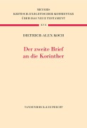 Cover-Bild zum Titel 'Der Zweite Korintherbrief' von 'Dietrich-Alex Koch'