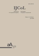 Cover-Bild zum Titel 'IJCoL - Italian Journal of Computational Linguistics vol. 11, n. 1 June 2025' von 'Aa. Vv.'