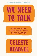 Cover-Bild zum Titel 'We Need to Talk' von 'Celeste Headlee'