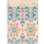 Cover-Bild zum Titel 'Ladytimer Ringbuch Oriental 2026 - Taschen-Kalender A5 (15x21 cm) - Schüler-Kalender - Weekly - Ringbindung - 128 Seiten - Alpha Edition' von ''