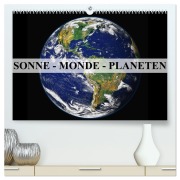 Cover-Bild zum Titel 'Sonne, Monde und Planeten (hochwertiger Premium Wandkalender 2026 DIN A2 quer), Kunstdruck in Hochglanz' von 'Elisabeth Stanzer'