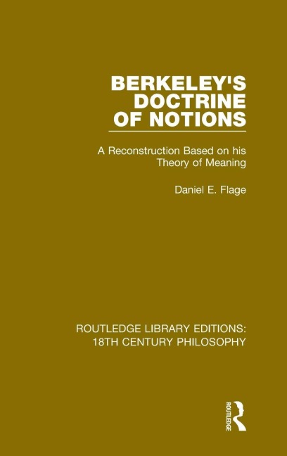 Berkeley's Doctrine of Notions - Daniel E. Flage