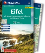 Cover-Bild zum Titel 'KOMPASS Wanderführer Eifel mit Mosel, Luxemburger Schweiz und Hohem Venn, 70 Touren mit Extra-Tourenkarte' von 'Hans-Ulrich Stetter'
