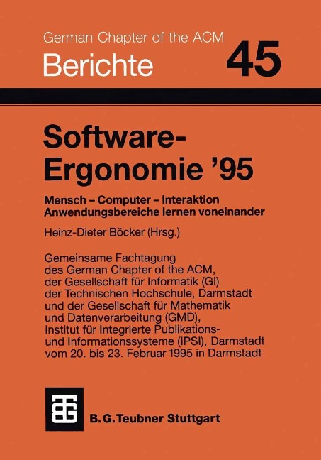 Software-Ergonomie '95 - 
