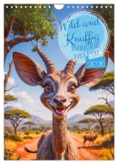 Cover-Bild zum Titel 'Wild und Knuffig - Knuddelsafari durch Afrika (Wandkalender 2026 DIN A4 hoch), CALVENDO Monatskalender' von 'Sell Pixs:Sell'