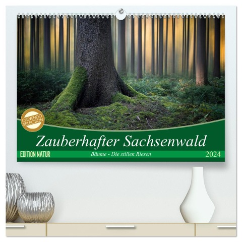 Zauberhafter Sachsenwald (hochwertiger Premium Wandkalender 2024 DIN A2 quer), Kunstdruck in Hochglanz - Carsten Meyerdierks