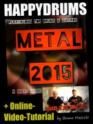 Cover-Bild zum Titel 'Happydrums Play-Along Song "Metal 2015"' von 'Bruno Mascolo'