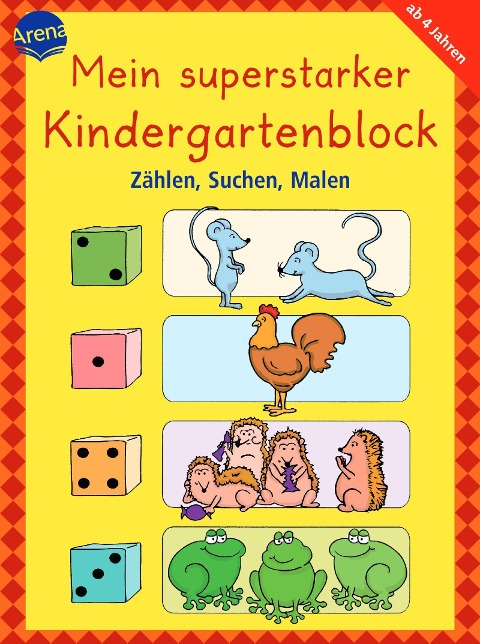 Mein superstarker Kindergartenblock. Zählen, Suchen, Malen - Carola Schäfer