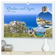 Cover-Bild zum Titel 'Rhodos und Symi, Perlen in der Ägäis (hochwertiger Premium Wandkalender 2027 DIN A2 quer), Kunstdruck in Hochglanz' von 'Tilo Grellmann'
