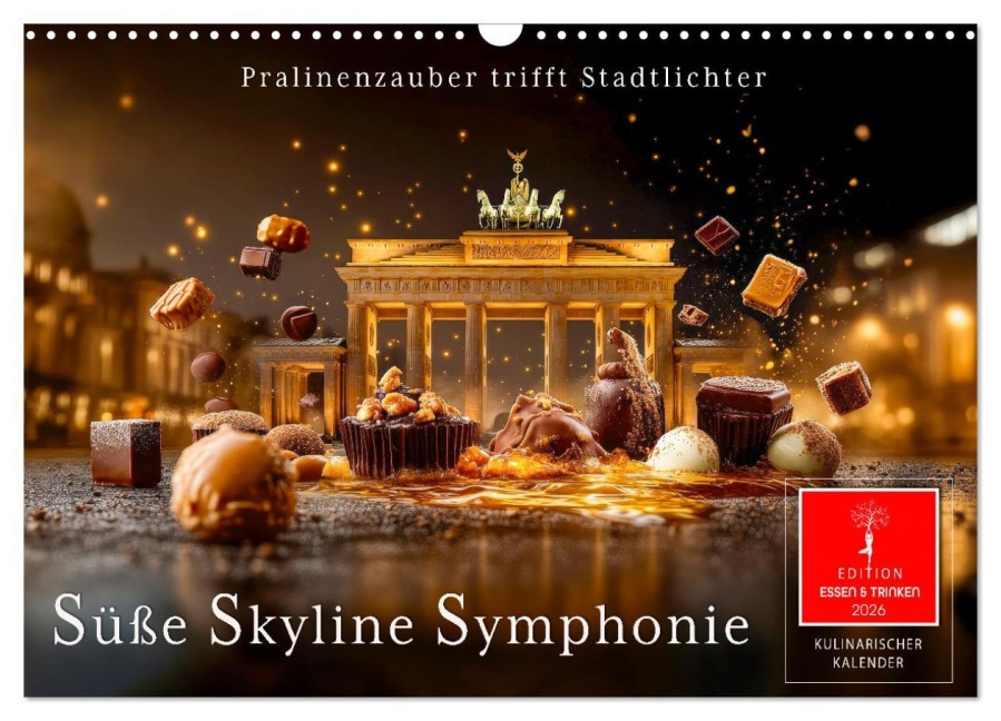 Süße Skyline Symphonie (Wandkalender 2026 DIN A3 quer), CALVENDO Monatskalender - Peter Roder