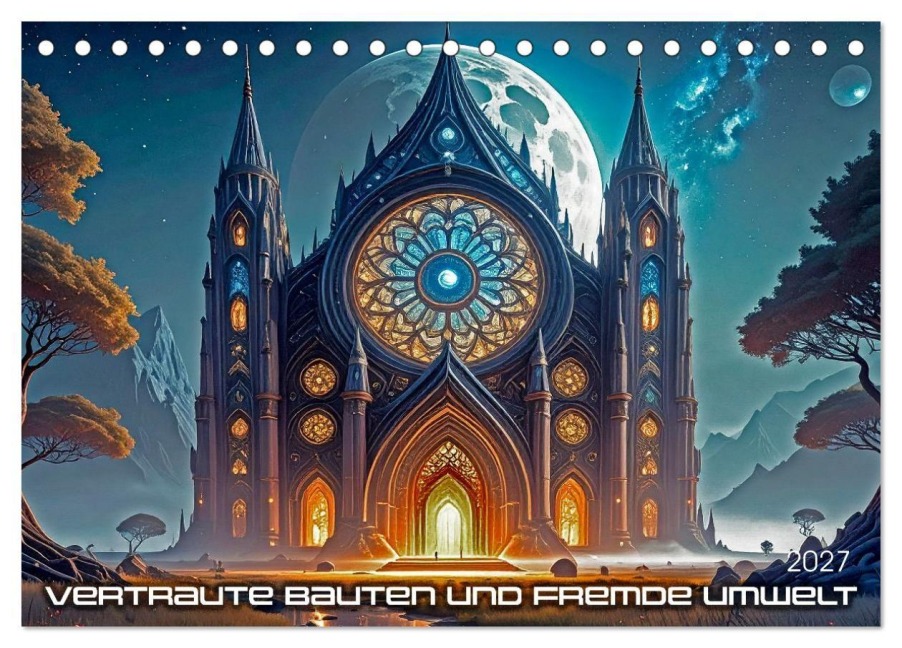 Vertraute Bauten und fremde Umwelt (Tischkalender 2027 DIN A5 quer), CALVENDO Monatskalender - Werner Braun