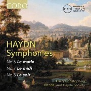 Cover-Bild zum Titel 'Sinfonien Nr. 6,7 & 8' von 'Harry/Handel and Haydn Society Christophers'