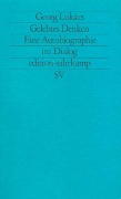 Cover-Bild zum Titel 'Gelebtes Denken' von 'Georg Lukács'