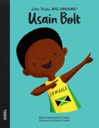 Cover-Bild zum Titel 'Usain Bolt - Little People, BIG DREAMS (Deutsche Ausgabe)' von 'María Isabel Sánchez Vegara'