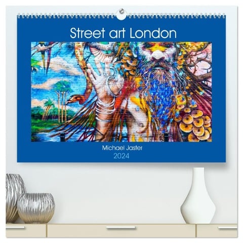 Street art London Michael Jaster (hochwertiger Premium Wandkalender 2024 DIN A2 quer), Kunstdruck in Hochglanz - Michael Jaster