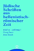 Cover-Bild zum Titel 'Jesus Sirach (Ben Sira)' von 'Georg Sauer'