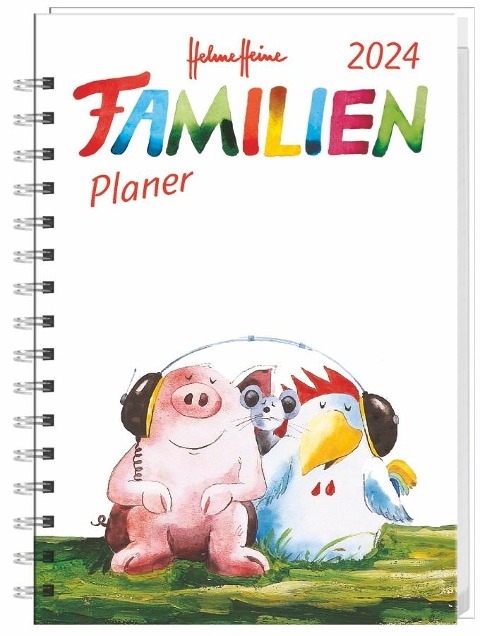 Helme Heine Familienplaner-Buch A6 2024 - Helme Heine