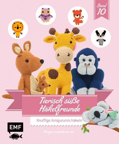 Tierisch süße Häkelfreunde 10 - Amigurumipatterns. Net
