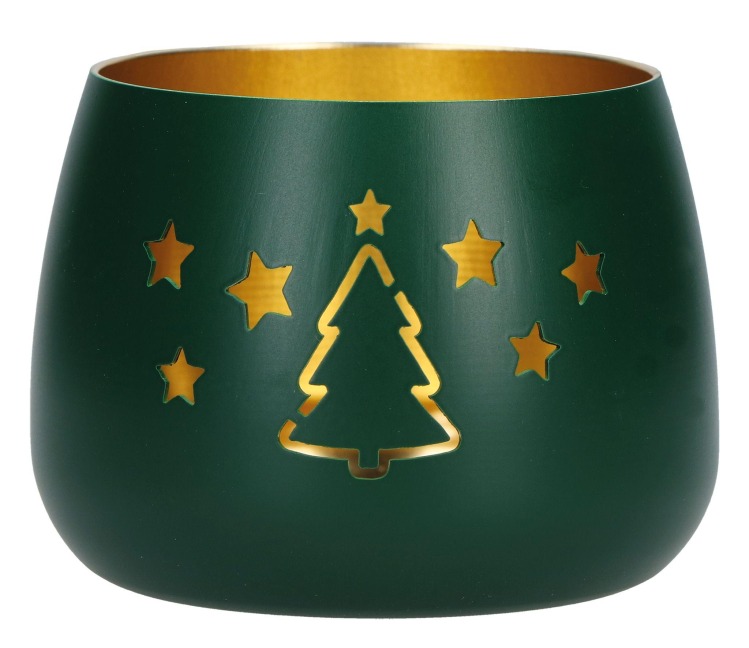 Weihnachten. Windlicht aus Metall - 